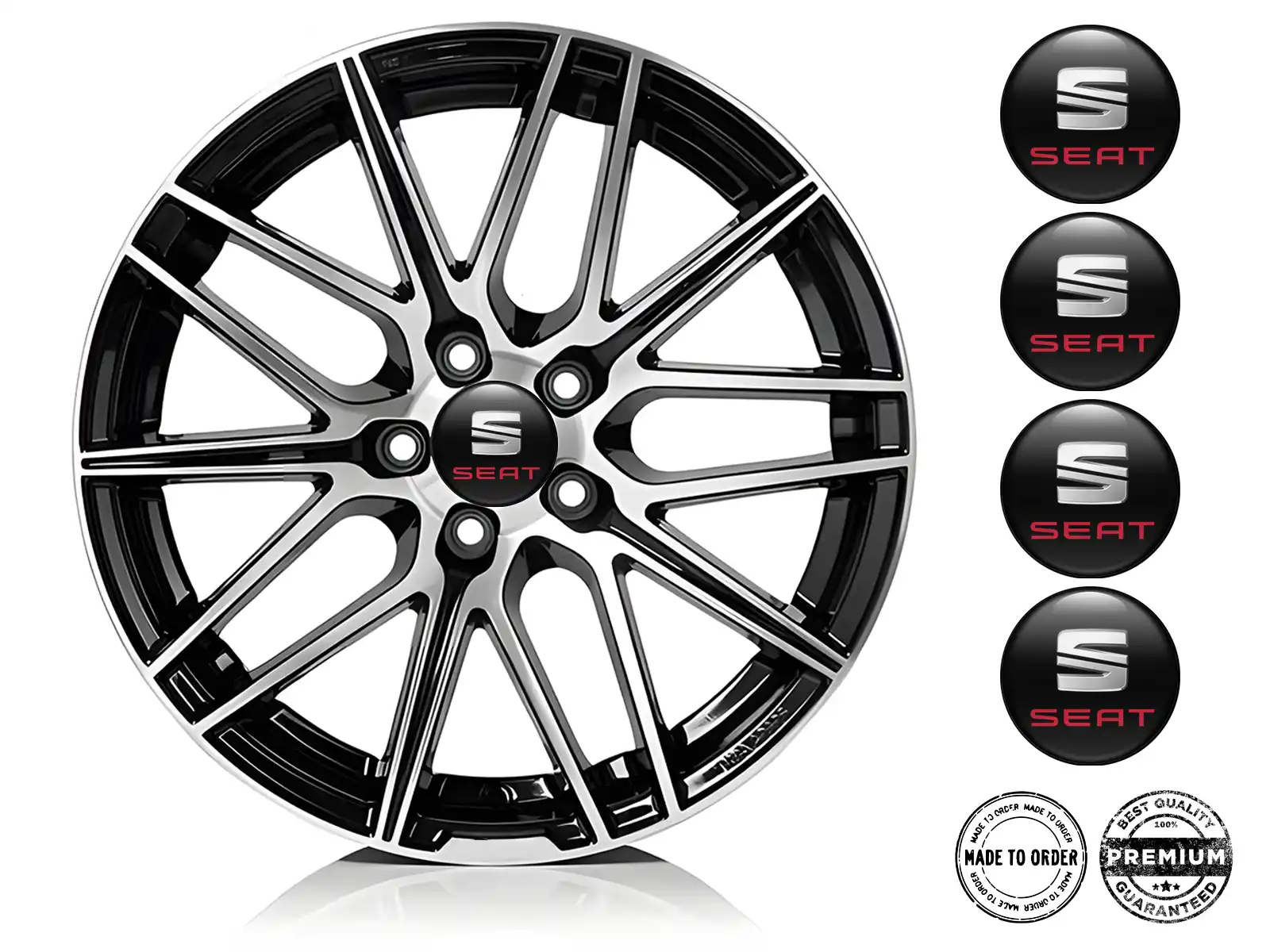 Seat Raddekal Version Individuelle Harzaufkleber